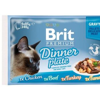 Brit Premium Cat Gravy - Dinner Plate 4 x 85 g kép