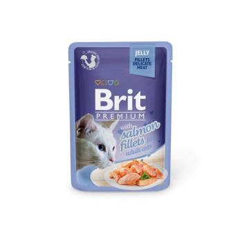 Brit Premium Cat Jelly - Salmon Fillets 85 g kép