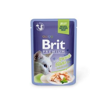 Brit Premium Cat Jelly - Trout Fillets 85 g kép