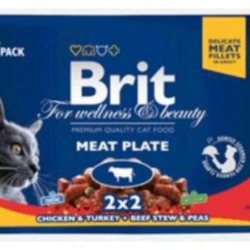 Brit Premium Cat Meat Plate Multipack 4x100 g kép