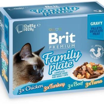 Brit Premium Family Plate gravy 12x85 g kép