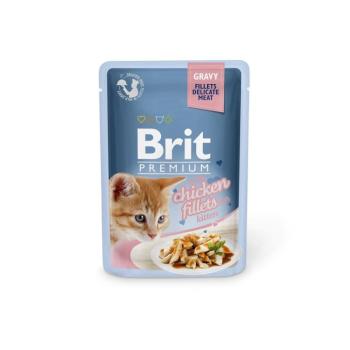 Brit Premium Kitten Gravy - Chicken Fillets 85 g kép