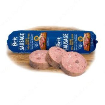 Brit Premium Sausage Beef & Fish-Sport 800 g kép