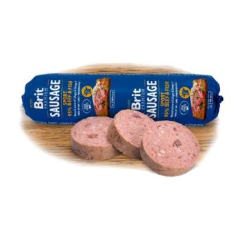 Brit Premium Sausage - kutyaszalámi sport beef & fish - 800 g kép