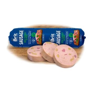 Brit Premium Sausage - kutyaszalámi turkey & peas - 800 g kép