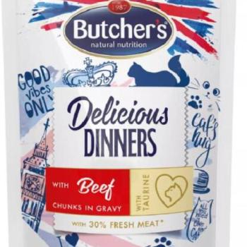 Butcher's Delicious Dinners beef in gravy 100 g kép