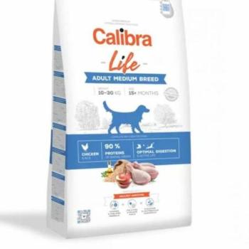 Calibra Dog Life Adult Medium Breed Chicken 12 kg kép