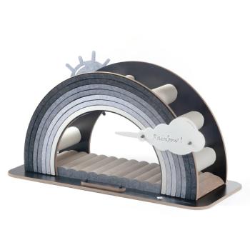 Canadian Cat Company Rainbow Design kaparóbútor macskáknak, szürke, H 105 x Sz 45 x M 55 cm kép