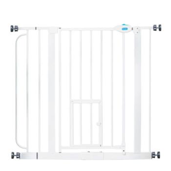 Carlson Pet Gate kutyarács macskaajtóval, M 76,2 cm, Sz 73,66 - 92,71 cm kép