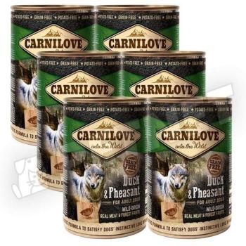 CARNILOVE Adult - Duck & Pheasant 6x400 g kép