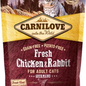 CARNILOVE Adult Fresh chicken & rabbit 400 g kép