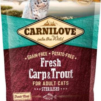 CARNILOVE Adult Fresh Sterilised carp & trout 400 g kép