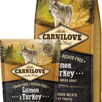 CarniLove Adult Large Salmon & Turkey 1,5 kg kép