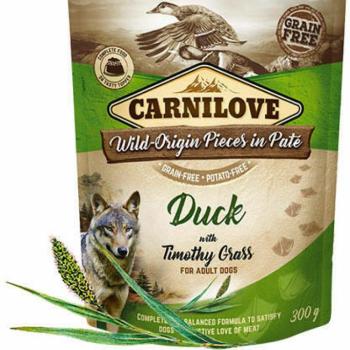 CARNILOVE Adult Pate Duck with Timothy Grass 300 g kép