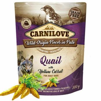 CARNILOVE Adult Quail with Yellow Carrot 300 g kép