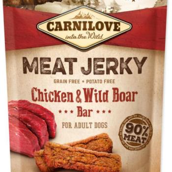 CARNILOVE Jerky Snack Chicken Wild Boar vaddisznó és csirke 100 g kép