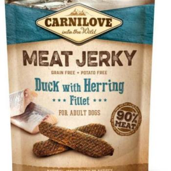 CARNILOVE Jerky Snack Duck with Herring kacsa és hering 100 g kép