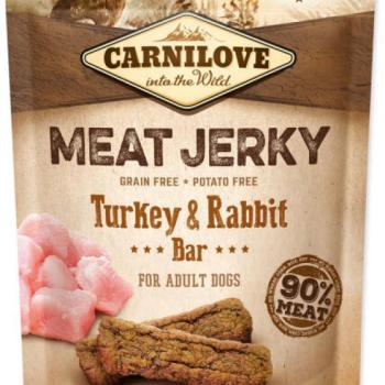 CARNILOVE Jerky Snack Turkey Rabbit Bar nyúl és pulyka 100 g kép