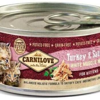 CARNILOVE Kitten turkey & salmon 100 g kép