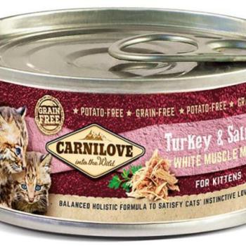 CARNILOVE Kitten turkey & salmon 12x100 g kép