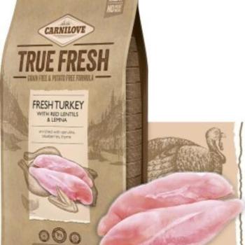 CARNILOVE True Fresh Dog Adult Turkey with Red Lentils & Lemna 1,4 kg kép