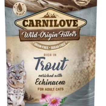 CARNILOVE Wild-Origin Fillets Adult trout 85 g kép