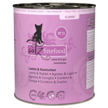 catz finefood konzerv gazdaságos csomag 12 x 800 g - Bárány & nyúl kép