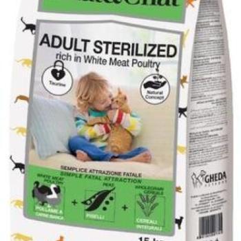 Chat&Chat Adult Sterilized poultry 14 kg kép