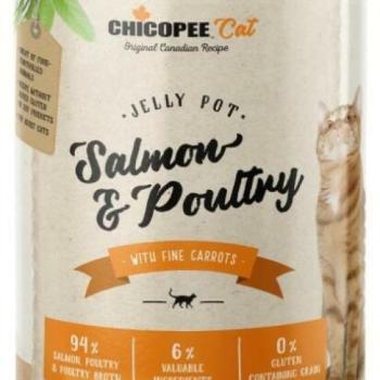 Chicopee Adult Jelly Pot salmon & poultry 400 g kép