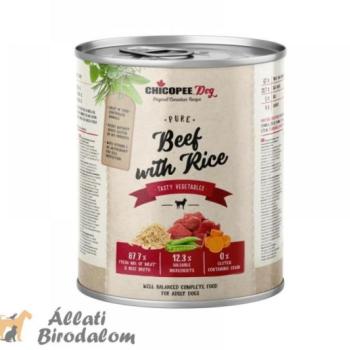 Chicopee Dog Adult Pure Beef & Rice 800 g kép