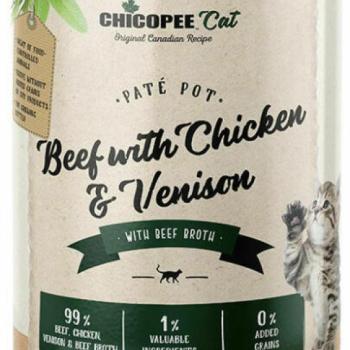 Chicopee Kitten Paté Pot beef with chicken & venison 400 g kép