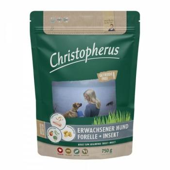 Christopherus Adult Grainfree Trout & Insect Small & medium 750 g kép