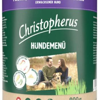 Christopherus Dog Menu Fasan & Amaranth & Parsnips 800 g kép