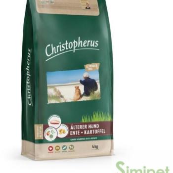 Christopherus Dog Senior Grainfree Duck&Potato 4 kg kép