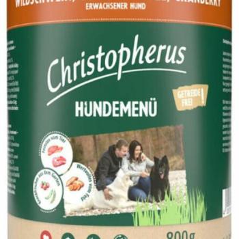 Christopherus Menu Boar & Sweet Potato & Blueberries 800 g kép