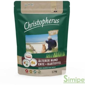 Christopherus Senior Grainfree Duck & Potato 1,5 kg kép