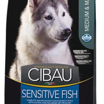CIBAU Medium & Maxi Sensitive Fish 12 kg kép