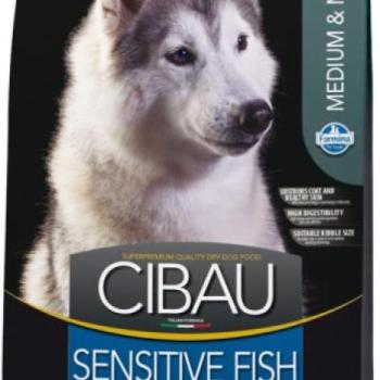 CIBAU Medium & Maxi Sensitive Fish 2,5 kg kép