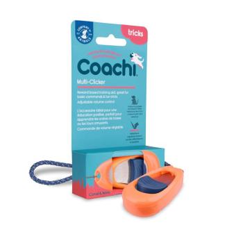 Coachi Multi-Clicker kutyáknak - Korallpiros kép