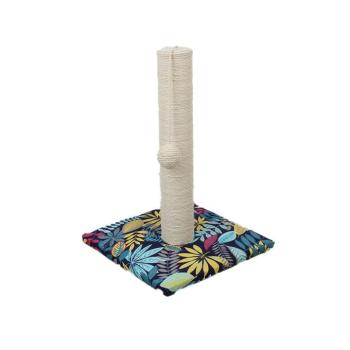 Croci Colour Leaves kaparóoszlop macskáknak, tarka, H 30 x Sz 30 x M 42 cm kép