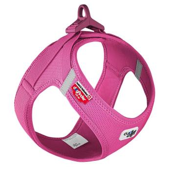 Curli Vest Clasp Air-Mesh hám kutyáknak, fukszia, 30,2 - 33,8 cm mellkaskörfogat kép