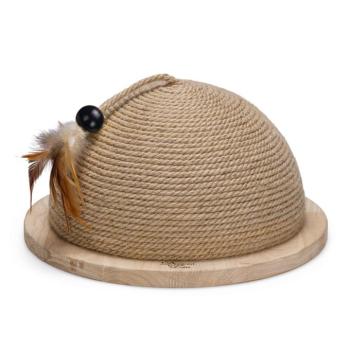 Designed by Lotte Vivi fél kaparólabda fából macskáknak Ø34,5x18,5cm kép