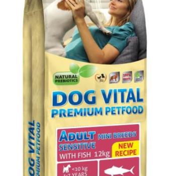 DOG VITAL Adult Sensitive Mini Breeds Fish 12 kg kép