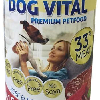 DOG VITAL Beef & Liver 415 g kép