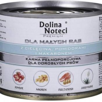 Dolina Noteci Premium Adult Small Breed veal, tomatoes and pasta kép