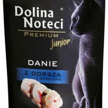 Dolina Noteci Premium Junior cod & sardine dish 85 g kép