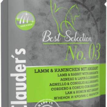 Dr.Clauder's Best Selection No.03 lamb & rabbit with amaranth 85 g kép