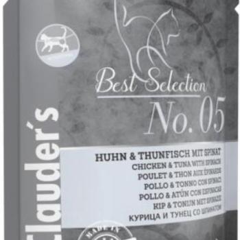 Dr.Clauder's Best Selection No.05 chicken & tuna with spinach 85 g kép