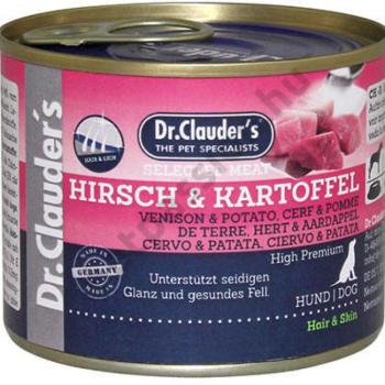 Dr.Clauder's Selected Meat Deer & Potato 200 g kép