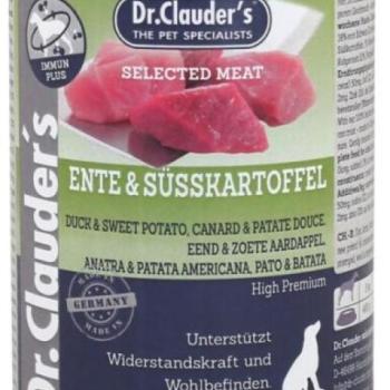 Dr.Clauder's Selected Meat Duck & Sweet potatoes 400 g kép